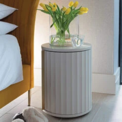 Lisette Ivory Right Bedside Table