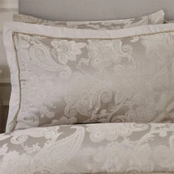 Catherine Lansfield Opulent Jacquard Champagne Pillowcase Pair -Housing Units Store 15c2b3cd463ab27ebb5c880491d41e8b