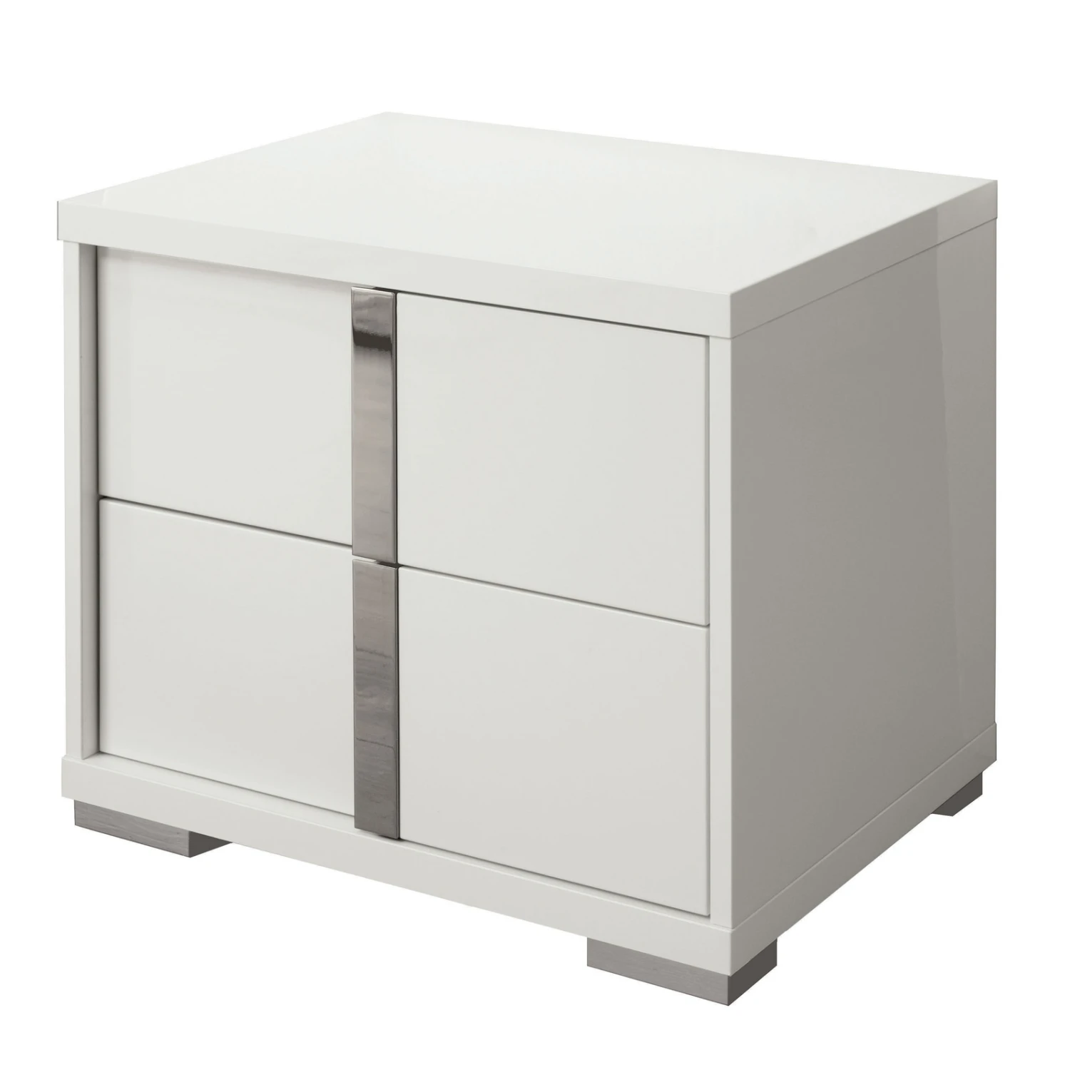Rosso High Gloss White Right Night Stand 3 Rosso High Gloss White Right Night Stand