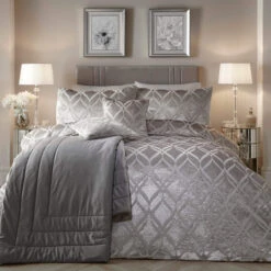 Belfort Silver Kingsize Duvet Set