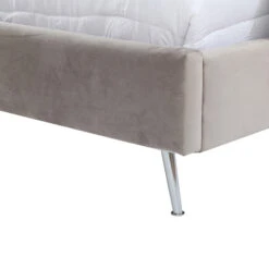 Avita Subtle Mink Velvet Kingsize Bed Frame -Housing Units Store 1d6b33314673e251697f03d13d6a28bf