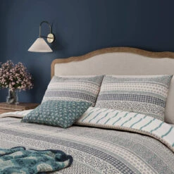 Bedeck Of Belfast Folk Ditsy Blue Cushion -Housing Units Store 1d8afdc07bc3c461dec5e7798aa71fd6