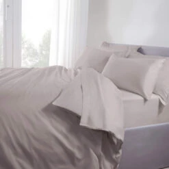 5 Star Hotel Silver 500 Thread Count Double Duvet Cover