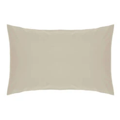 Belledorm 200 Thread Count Mushroom Standard Pillowcase