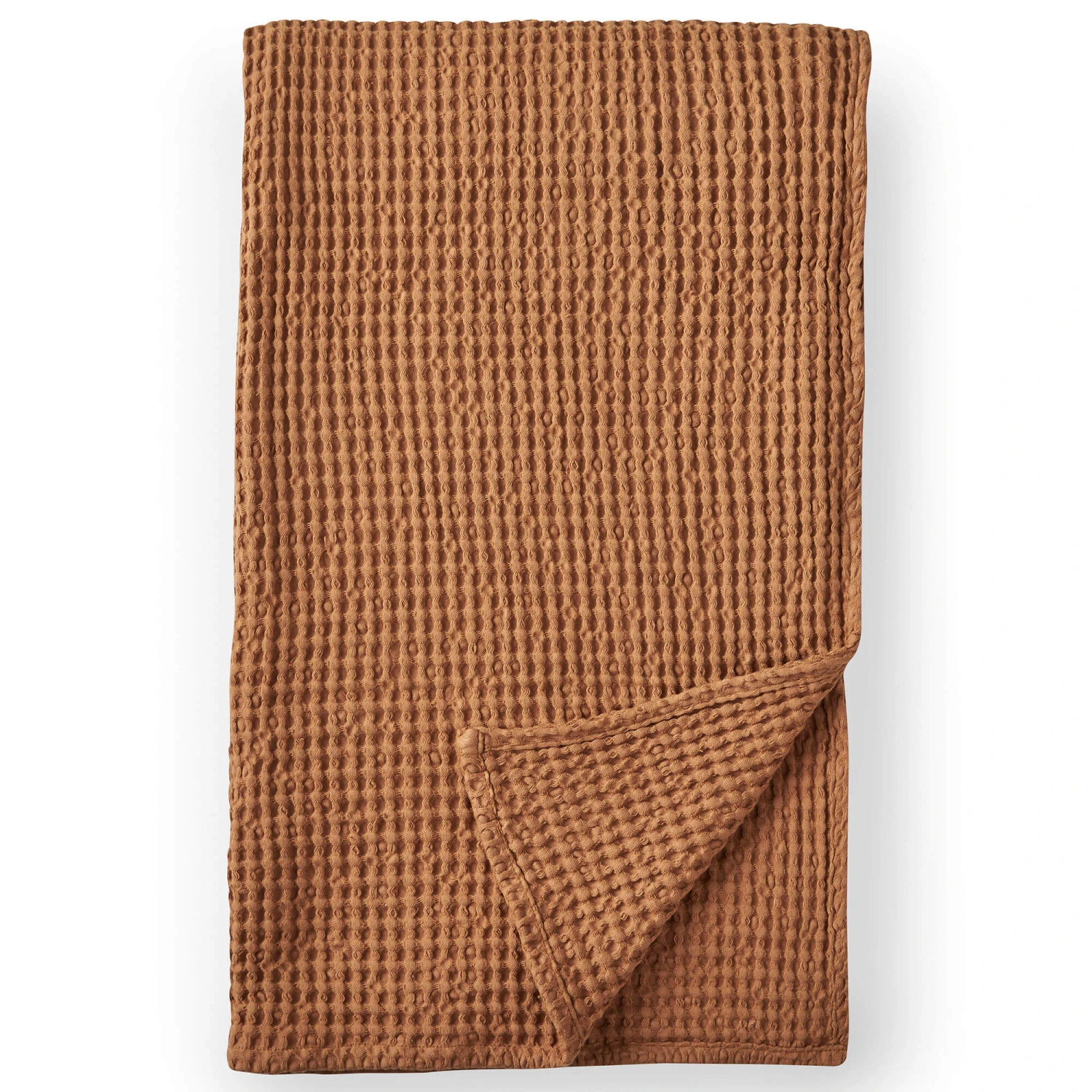 Pineapple Elephant Jaipur 150cm X 200cm Waffle Caramel Throw 4 Pineapple Elephant Jaipur 150cm X 200cm Waffle Caramel Throw - Image 2