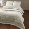 Catherine Lansfield Kingsley Matt Velvet Cream Quilted Bedspread 1 Catherine Lansfield Kingsley Matt Velvet Cream Quilted Bedspread -Housing Units Store 328a21d089ca52179c743e569d34801e