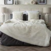 Belledorm Alaska Snow Faux Fur Throw