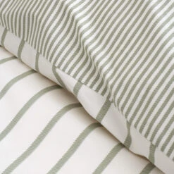 Hampton Stripe Green Bedding Collection -Housing Units Store 3b6aa728443f50f07080543a142de43e