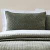 Attica Velvet Green Pillowsham Pair