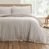 Bianca Soft Washed Frill 220cm X 230cm Natural Bedspread -Housing Units Store 43fbddd85876b38cd096bb2bd32930d9