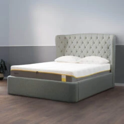 TEMPUR® Holcot 180cm Superking Shetland Mercury Ottoman Bed Frame