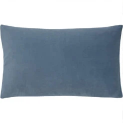 Sunningdale Blue Rectangular Filled Cushion