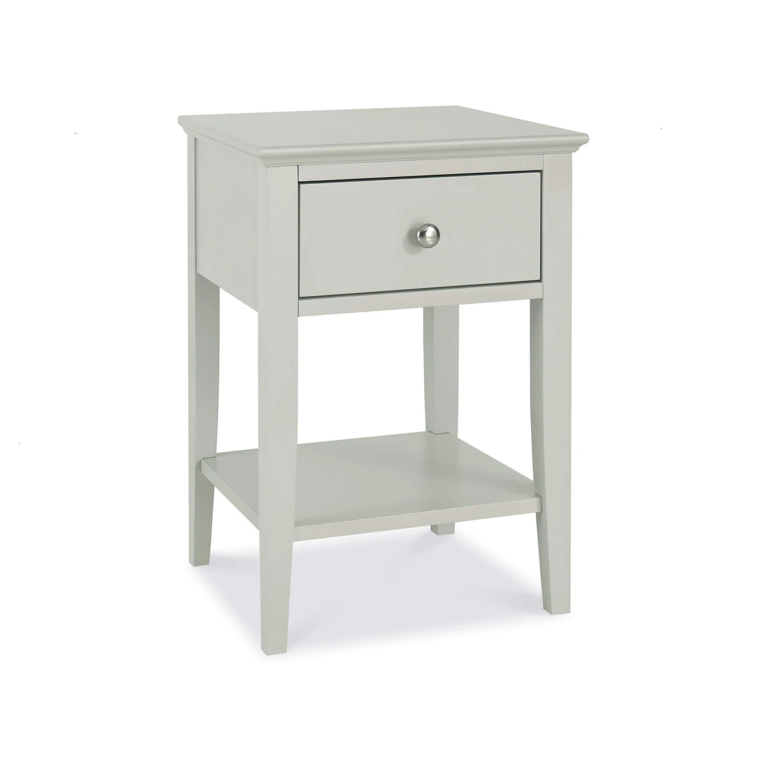 Ascot Soft Grey 1 Drawer Nightstand 4 Ascot Soft Grey 1 Drawer Nightstand - Image 2