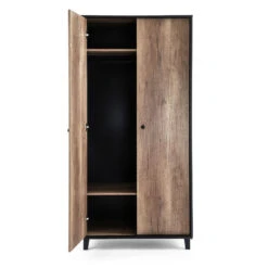 BabyStyle Montana Oak Double Wardrobe -Housing Units Store 4f5c84352c12c18638a13de0db089239 1