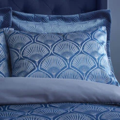Catherine Lansfield Art Deco Navy & Pearl Superking Duvet Set -Housing Units Store 519c2828aac46fec04eedcaaff39c9d2