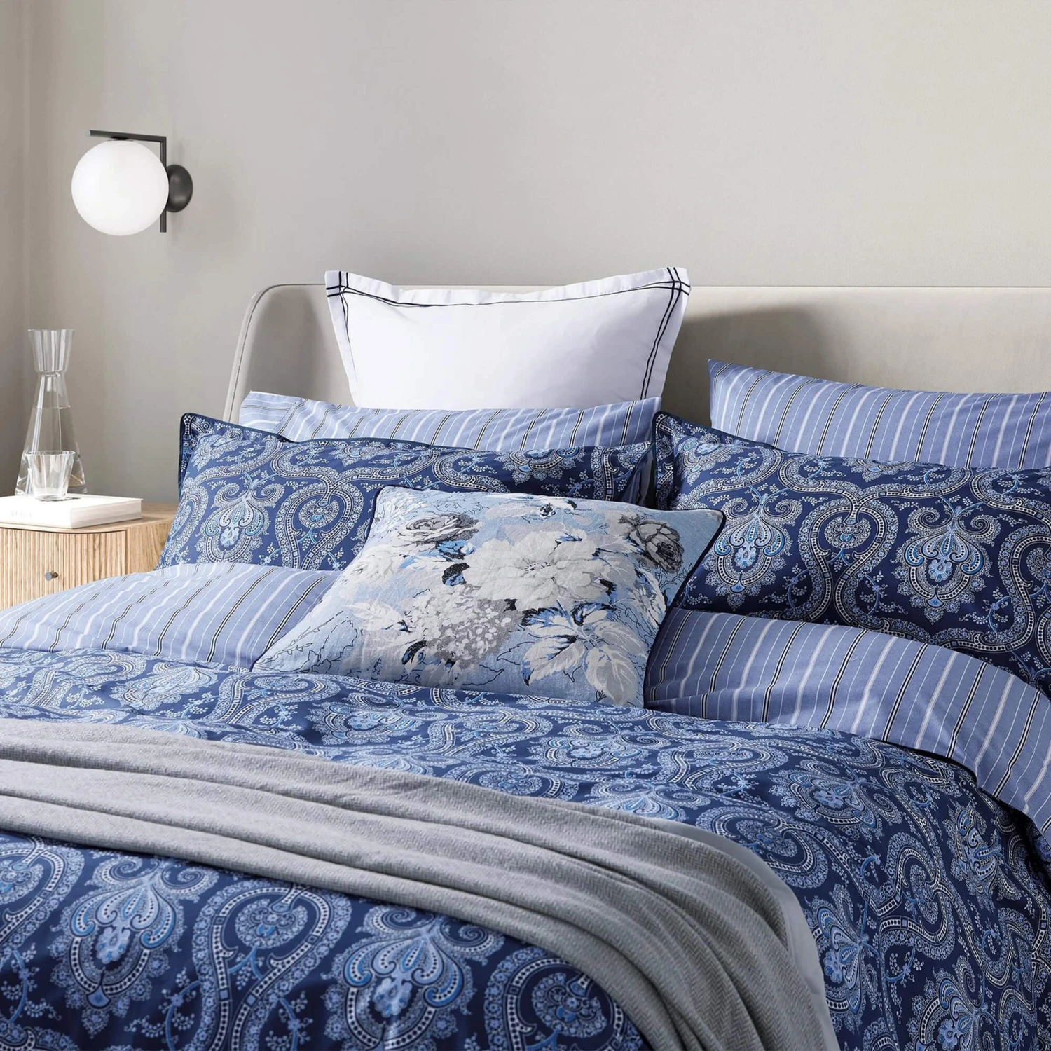 Bedeck Of Belfast Ellis Navy Bedding Collection 6 Bedeck Of Belfast Ellis Navy Bedding Collection - Image 4