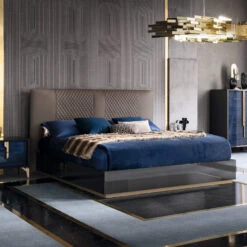 Celeste High Gloss 150cm Kingsize Bed Frame -Housing Units Store 530277dd8edc70feeccdbd1715f9428d