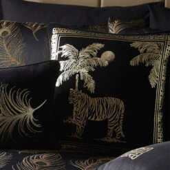 Laurence Llewelyn-Bowen Tiger Tiger Black Cushion