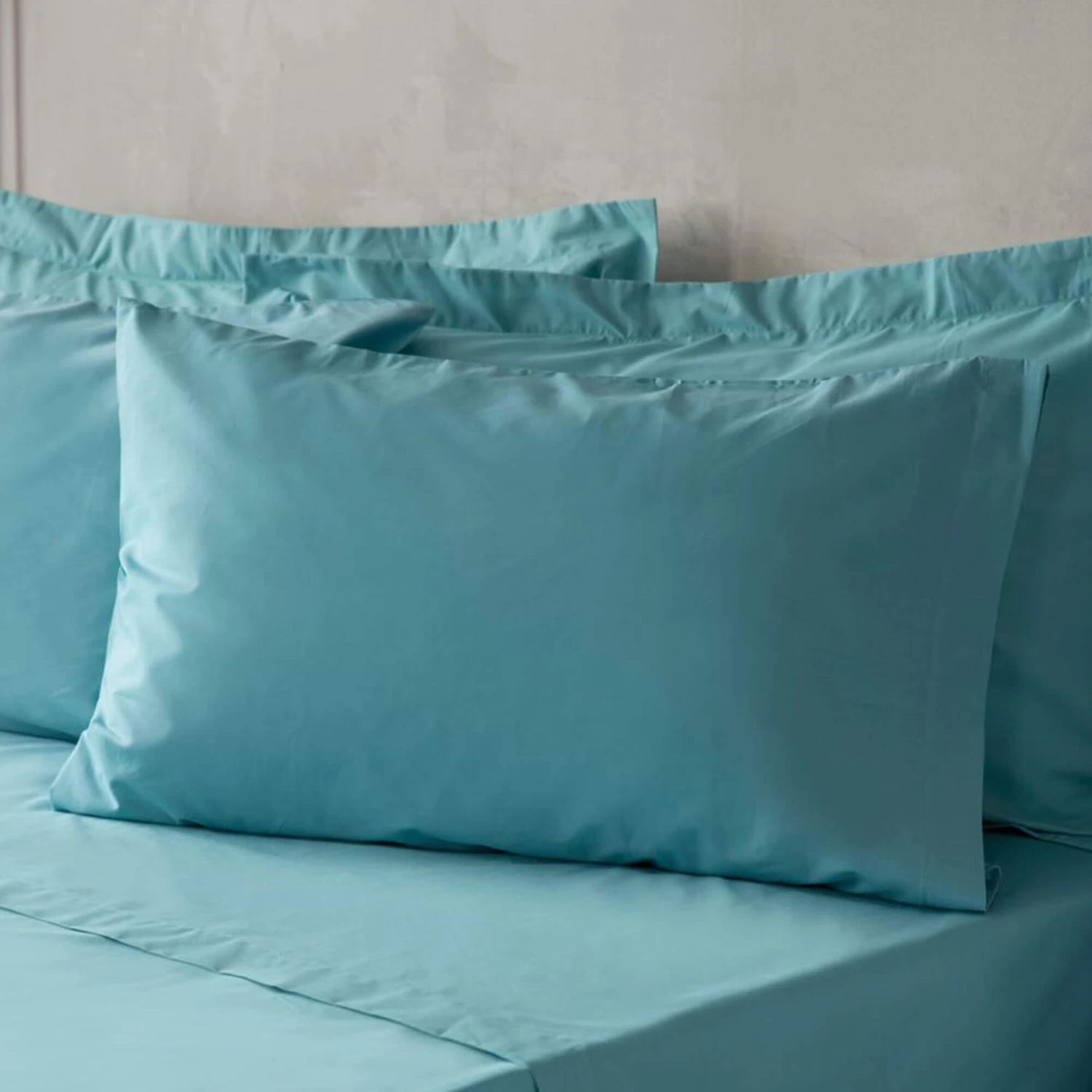 Belledorm Teal Standard Pillowcase 3 Belledorm Teal Standard Pillowcase