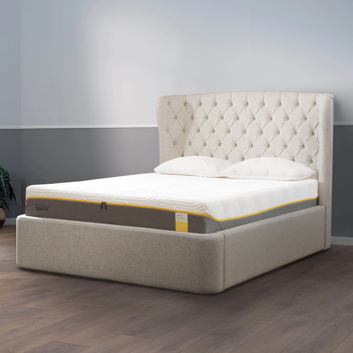 TEMPUR® Holcot 180cm Superking Shetland Pebble Ottoman Bed Frame 3 TEMPUR® Holcot 180cm Superking Shetland Pebble Ottoman Bed Frame