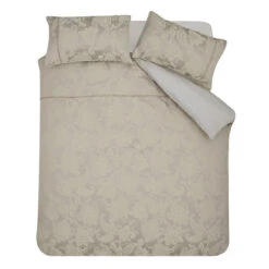 Catherine Lansfield Opulent Jacquard Champagne Single Duvet Set -Housing Units Store 66a60bdf5ed43cd1561f96879fd7f599