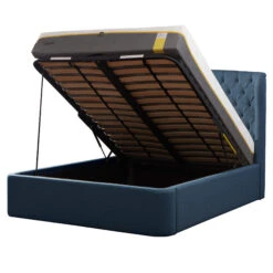 TEMPUR® Holcot 180cm Superking Shetland Navy Ottoman Bed Frame -Housing Units Store 68c61a90cada178108b105fc1471dae5