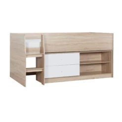 Leyton Cabin Bed In White & Oak 12 Leyton Cabin Bed In White & Oak -Housing Units Store 69f998badb12e04b565c05d40b057840