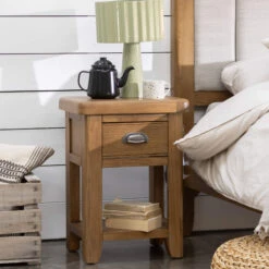 Trafalgar 1 Drawer Bedside Table