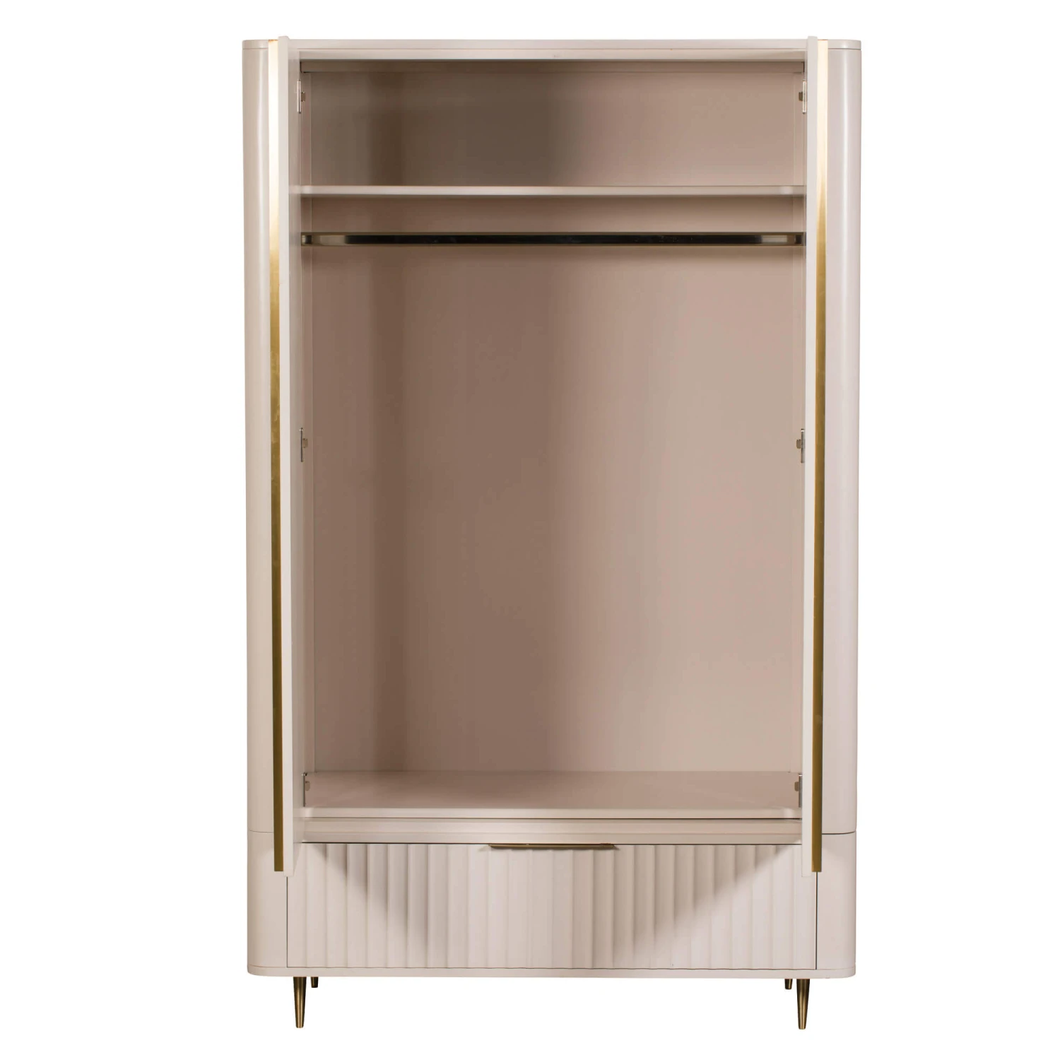 Lisette Ivory Double Wardrobe 5 Lisette Ivory Double Wardrobe - Image 3