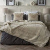 Belledorm Alaska Oatmeal Faux Fur Throw