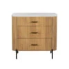 Rochelle Mango Wood & Marble 3 Drawer Chest -Housing Units Store 6bd2a83491d7c0fbb6f8985570b353c2