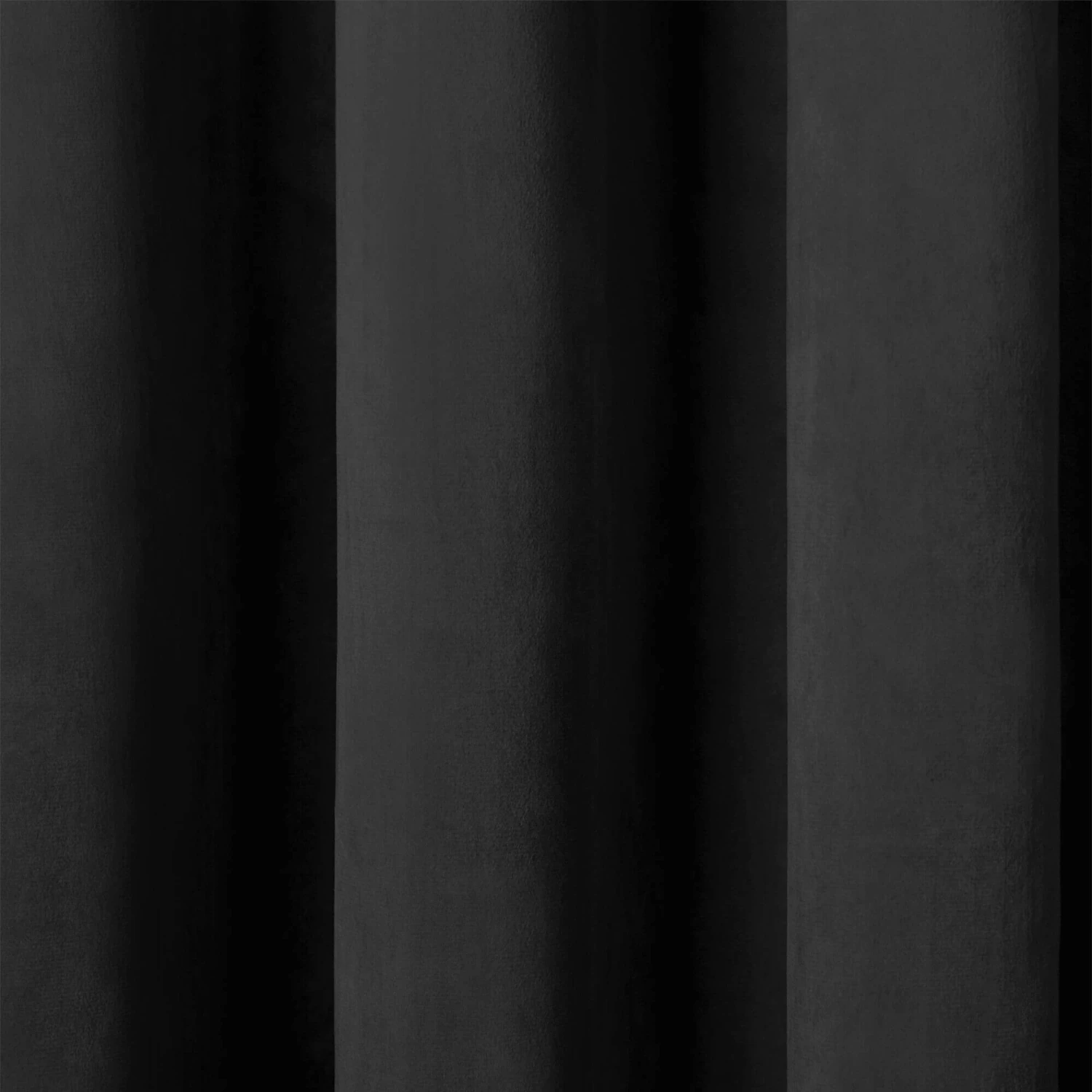 Laurence Llewelyn-Bowen Montrose Black Blackout Eyelet 66" X 90" Curtains 5 Laurence Llewelyn-Bowen Montrose Black Blackout Eyelet 66" X 90" Curtains - Image 3