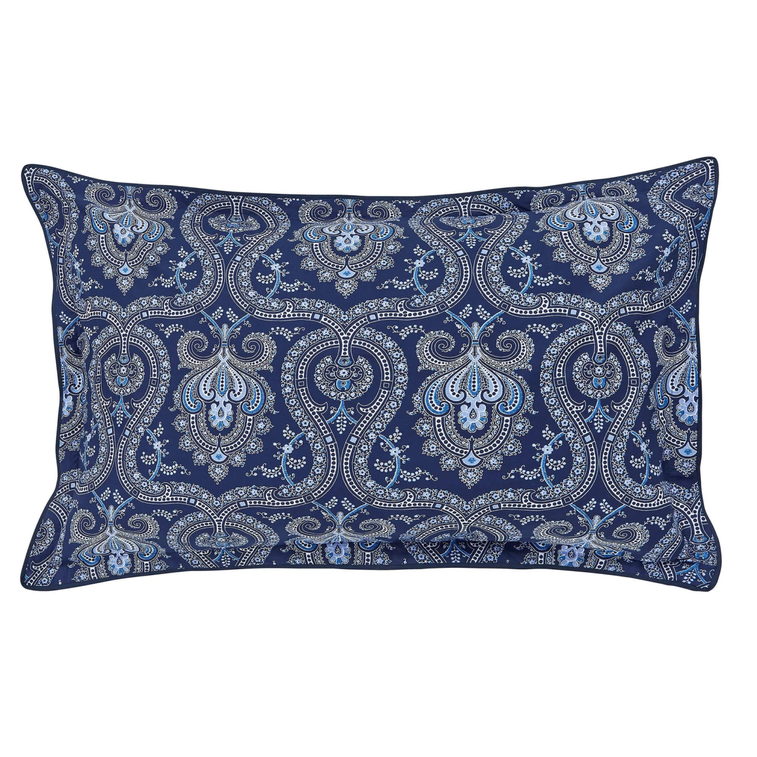 Bedeck Of Belfast Ellis 200 Thread Count Navy Single Duvet Set 4 Bedeck Of Belfast Ellis 200 Thread Count Navy Single Duvet Set - Image 2