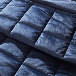 Catherine Lansfield Kingsley Matt Velvet Navy Quilted Bedspread 6 Catherine Lansfield Kingsley Matt Velvet Navy Quilted Bedspread -Housing Units Store 713c645e0b9bee317348808dc3509977