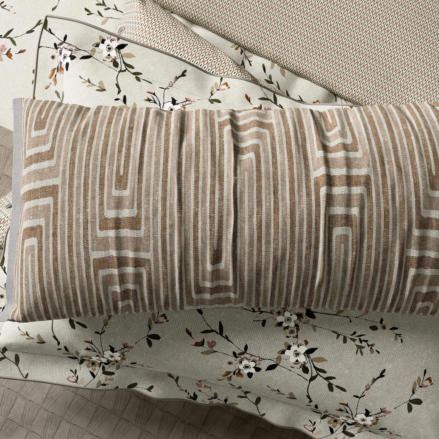 Bedeck Of Belfast Rana Warm Grey Feather Filled Cushion 3 Bedeck Of Belfast Rana Warm Grey Feather Filled Cushion