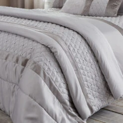 Catherine Lansfield Sequin Cluster Quilted Bedspread