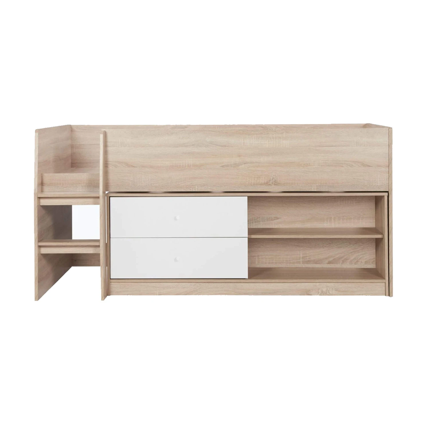 Leyton Cabin Bed In White & Oak 6 Leyton Cabin Bed In White & Oak - Image 4