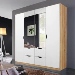 Hartwell White Four Door Wardrobe