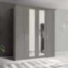 Cannes Grey 200cm 4 Door Wardrobe -Housing Units Store 7e63728d17e6b4c651121d1133db0563