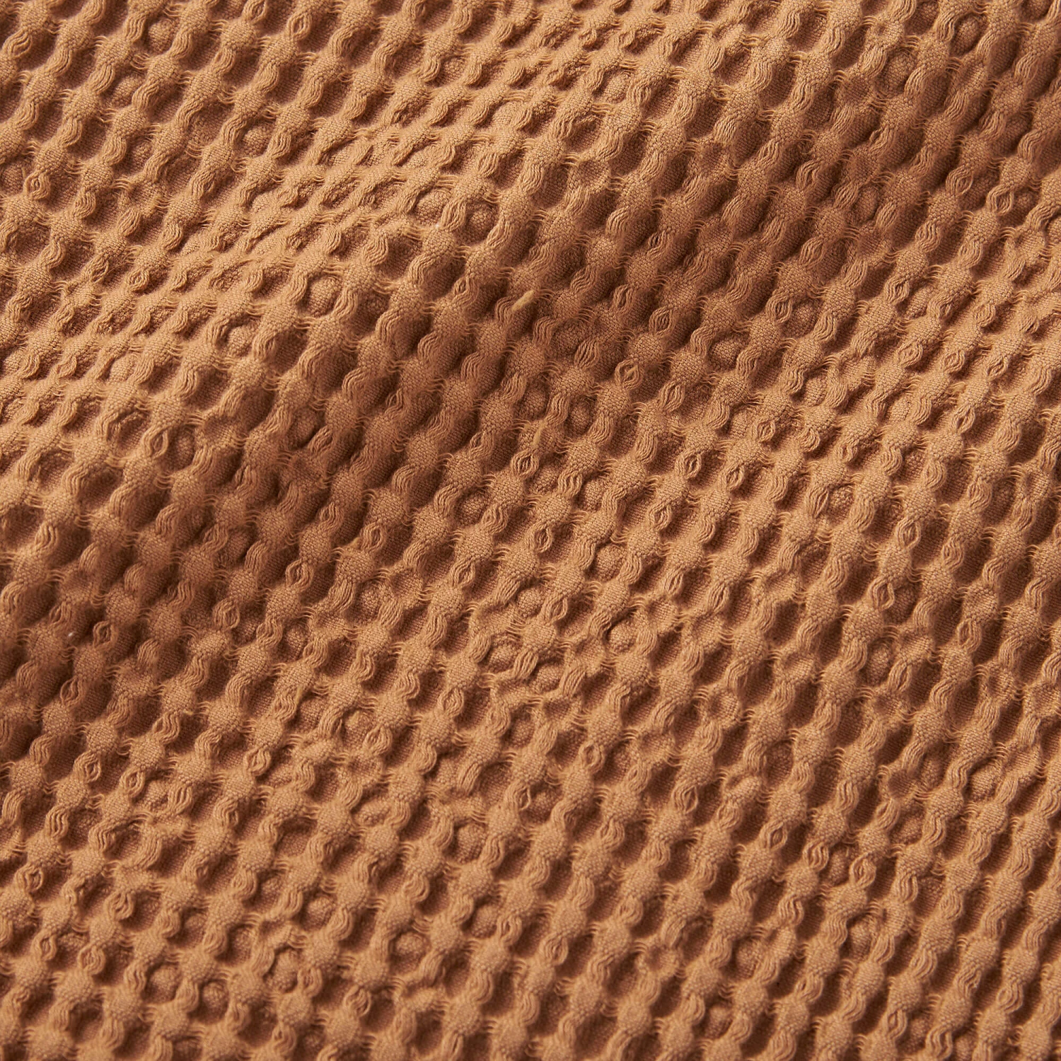 Pineapple Elephant Jaipur 150cm X 200cm Waffle Caramel Throw 6 Pineapple Elephant Jaipur 150cm X 200cm Waffle Caramel Throw - Image 4