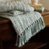 Laura Ashley Liberton Sage Throw 2 Laura Ashley Liberton Sage Throw -Housing Units Store 952567ea9361dca1d7e965521b8cef89