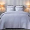 Belledorm Crompton White Quilted Throw -Housing Units Store 9bb795125ca66539f1756c0f4a2fbb87