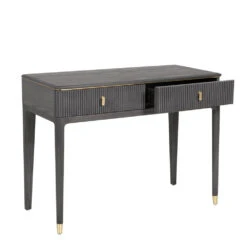 Davina Ebony 2 Drawer Dressing Table With Gold Handles 7 Davina Ebony 2 Drawer Dressing Table With Gold Handles -Housing Units Store 9c2320f65bab12c1dd1b3bfdccb30108