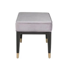 Davina Ebony Dressing Stool With Gold Feet -Housing Units Store a24a8305b091aa10d52b8a342e0644c9