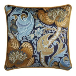 Laurence Llewelyn-Bowen Down The Dilly Ochre Blue Cushion -Housing Units Store a3a72f6e4ffbd9d52010af839a4196a8