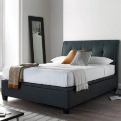 Repose Pendle Slate Ottoman Storage Bed Collection