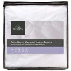 The Fine Bedding Company Double Quilted Waterproof Mattress Protector