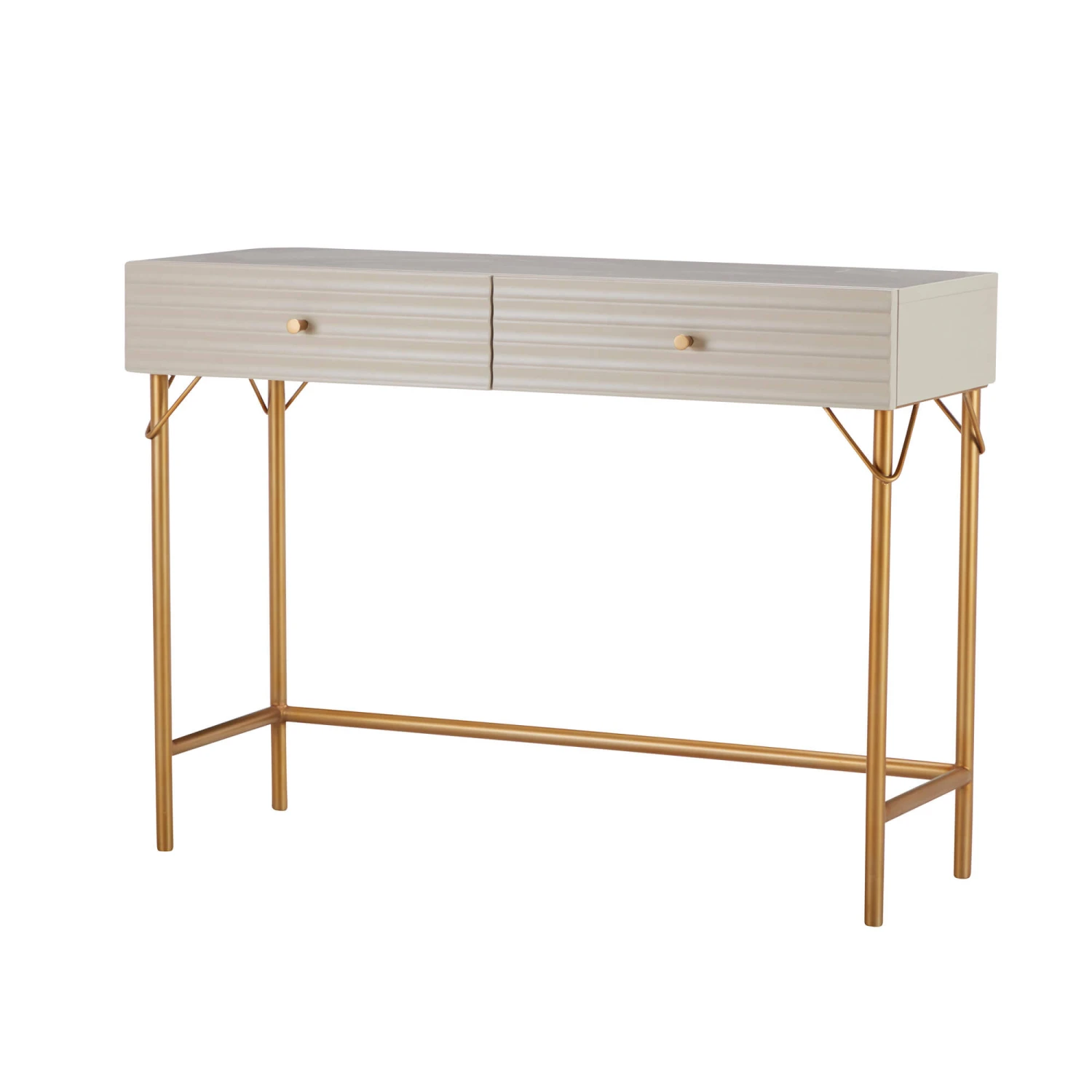 Annette Ivory 2 Drawer Dressing Table 5 Annette Ivory 2 Drawer Dressing Table - Image 3