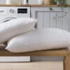 The Fine Bedding Company Spundown Medium Support Pillow Pair -Housing Units Store b6a61a14ce7a66aea1ea1fa5ccc626ed