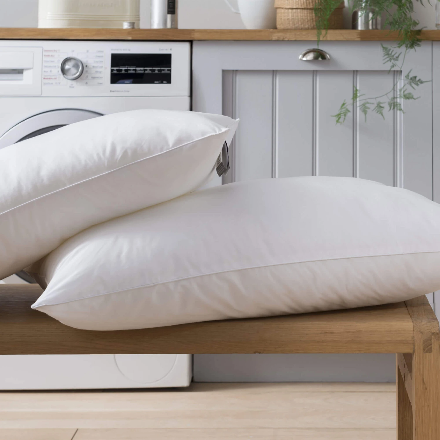 The Fine Bedding Company Spundown Medium Support Pillow Pair 3 The Fine Bedding Company Spundown Medium Support Pillow Pair